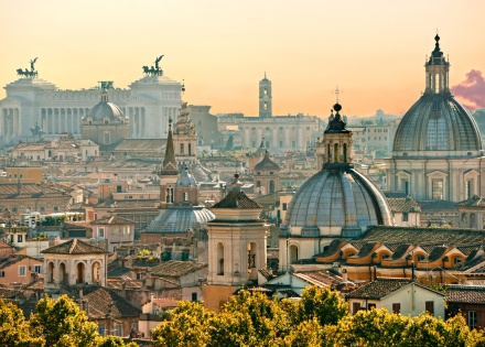 Rome from Castel Sant’Angelo