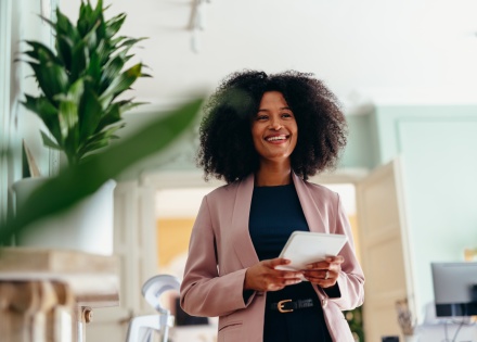 HR manager creating an employee handbook for remote teams