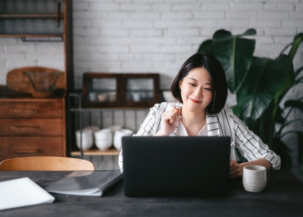HR manager crafting a Request for Proposal (RFP) from a template