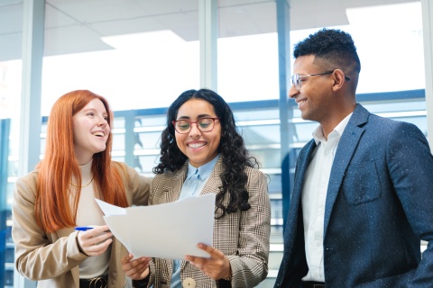 HR team reading a report on Gen Z’s work ethic