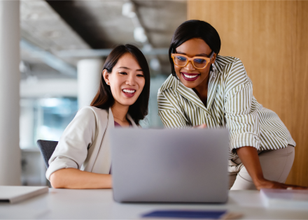 HR team members researching human skills for the digital workplace